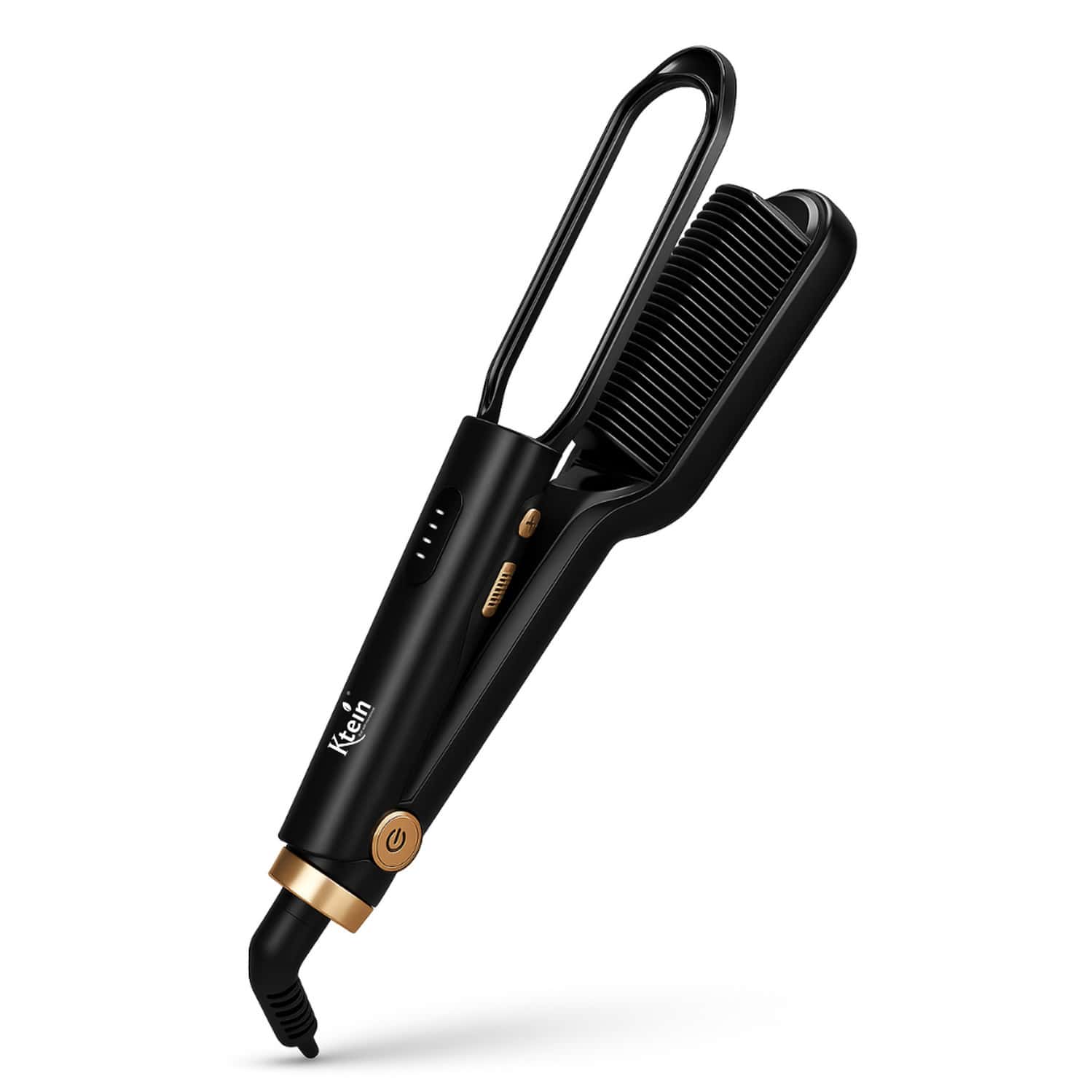 Ktein Professional Hair Straightener Comb Brush For Women | Dual Ceramic Plates - (1 Unit)