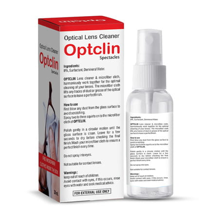 Westcoast Optclin Optical Lens Cleaner And Spectacles Cleaner - 30ml (Pack Of 1)