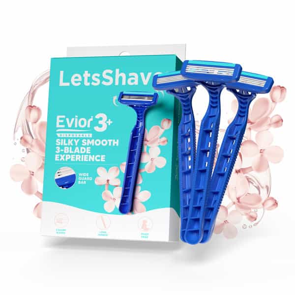 Letsshave Evior 3 Plus Disposable Razor- Pack Of 3