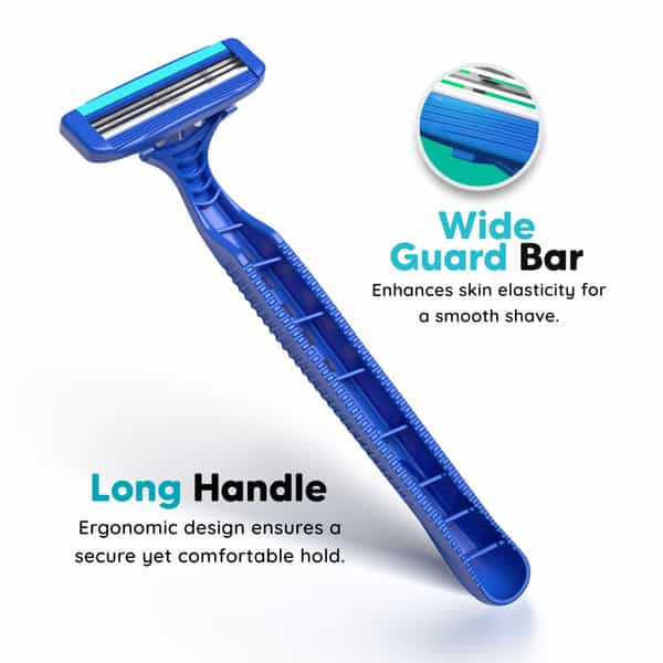 Letsshave Evior 3 Plus Disposable Razor- Pack Of 3