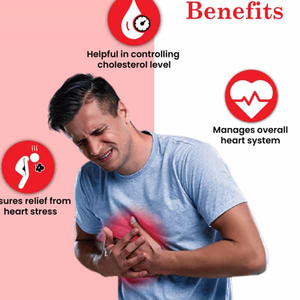 Cipzer Heart Calm Capsule|Ensures Relief From Heart Stress(Pack Of 1)-60 Capsules