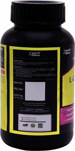 Healthvit Fitness L - Glutamic Acid Powder - Unflavoured -100Gm