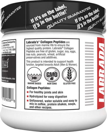 Labrada Marine Collagen Peptides - 300 G (Unflavored)