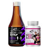 Weight Loss Syrup & Weight Loss Capsules - 100% Ayurvedic (200Ml+100Gm)