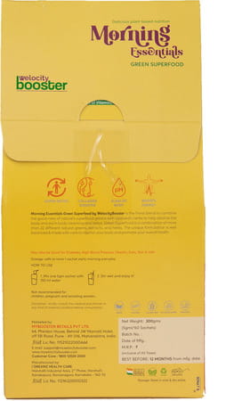 Welocity Booster'S Morning Essentials Green Superfood Blend
