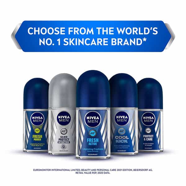 Nivea Fresh Active Deodorant Roll On For Men | 50 Ml