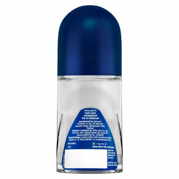 Nivea Fresh Active Deodorant Roll On For Men | 50 Ml