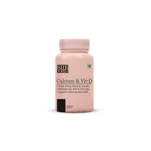 Sheneed Calcium And Vit-d Supplement For Women-monitors Iron Level & Strong Bone Health - 60 Tablets