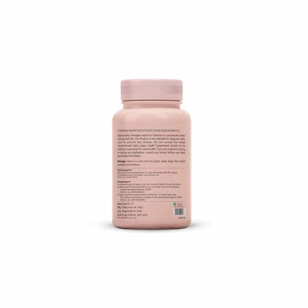 Sheneed Calcium And Vit-D Supplement For Women-Monitors Iron Level & Strong Bone Health - 60 Tablets