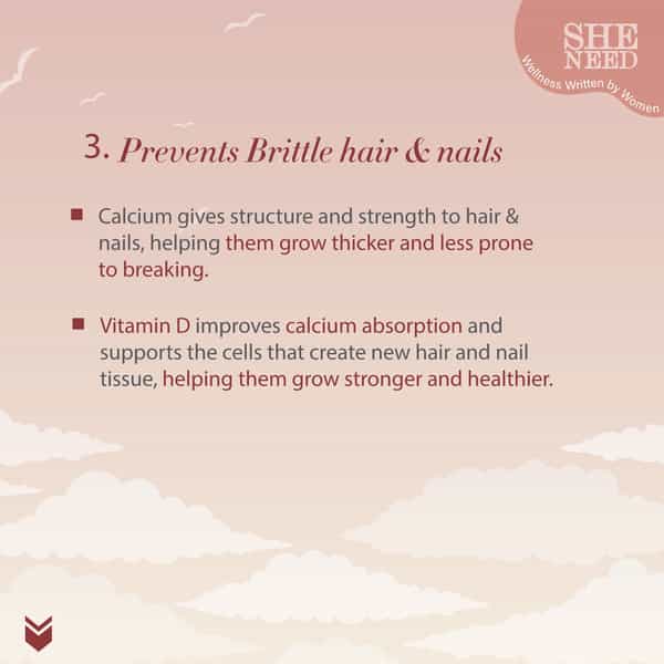 Sheneed Calcium And Vit-D Supplement For Women-Monitors Iron Level & Strong Bone Health - 60 Tablets