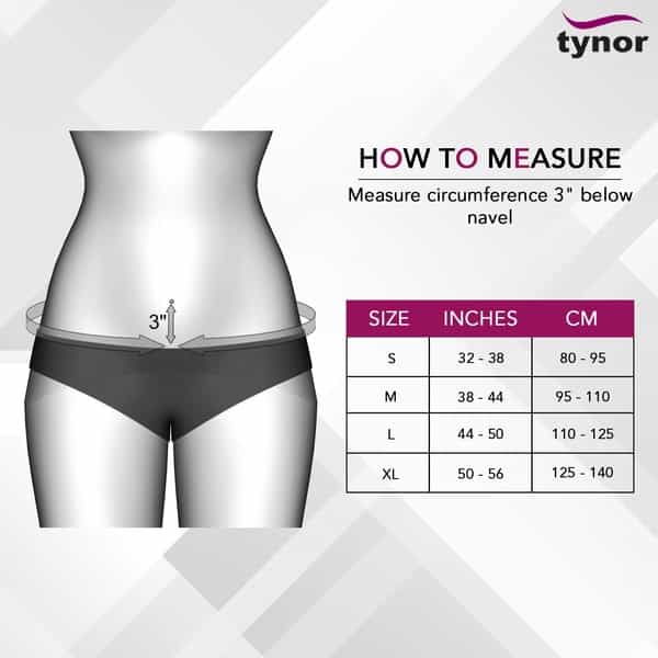 Tynor Pelvic Traction Belt - Grey - Small - 1 Unit