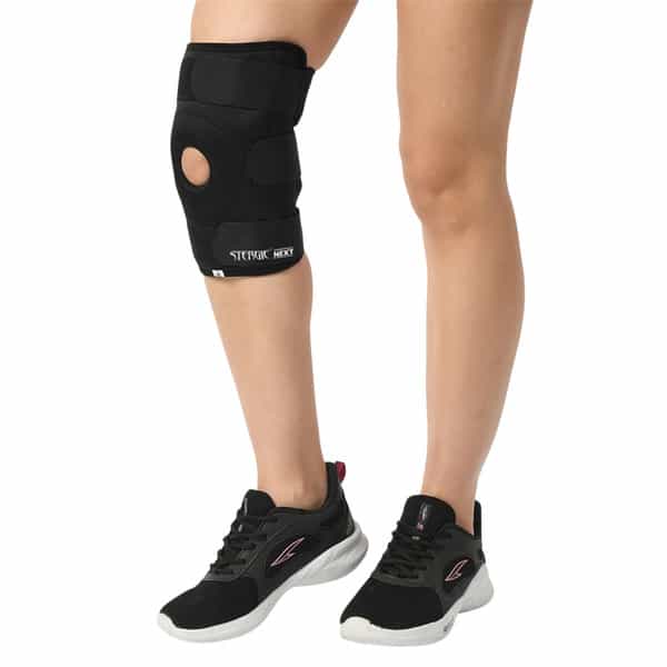 Stergic Hinged Knee Support For Sports Gym & Osteoarthritis Durable Large Size 1 No's