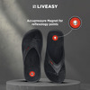 Liveasy Ortho Care Acupressure Slippers - Men (Black) Size 9
