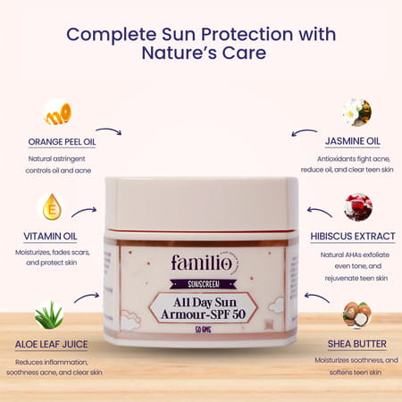 Familio All Day Sun Armour Spf-50 - 50g