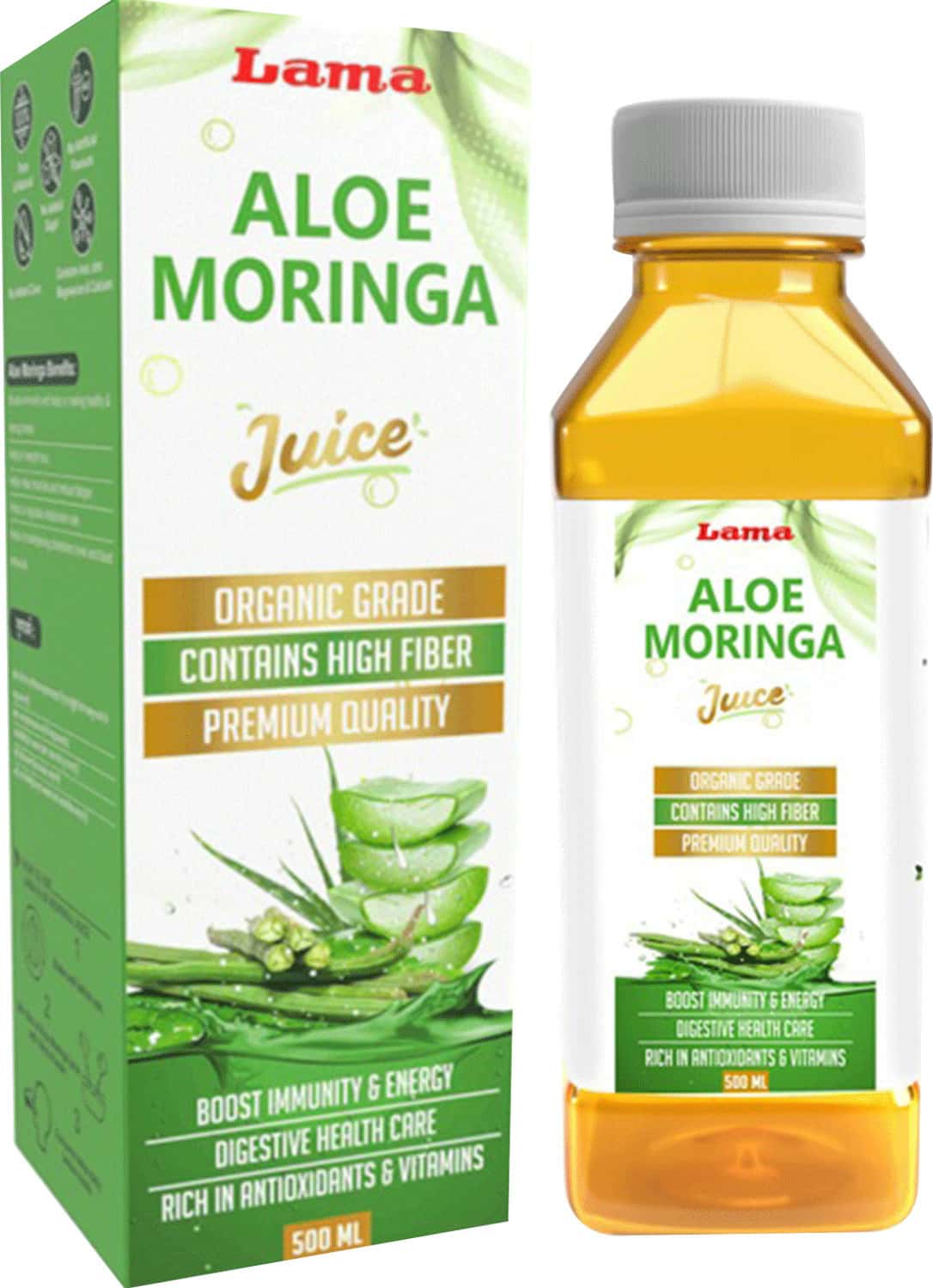 Lama Aloe Moringa Juice - 500 Ml
