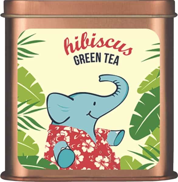 Tea Trunk Hibiscus Green Tea - 100G Tin