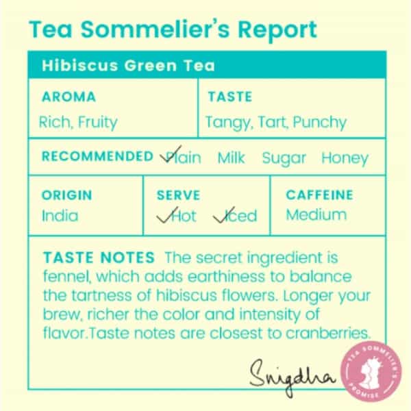 Tea Trunk Hibiscus Green Tea - 100G Tin