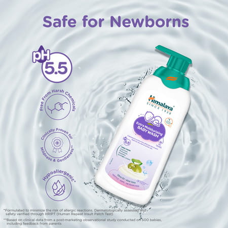 Himalaya Baby Extra Moisturizing Baby Wash Bottle Of 400 Ml