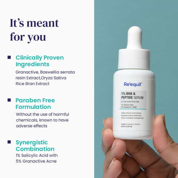 Re'equil 1% Bha & Peptide Salicylic Acid Serum