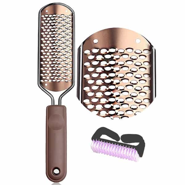 Dr Foot Foot File Callus Remover|Dead Skin, Calluses, Cracked Heels & Hard Skin Remover (Free Brush)