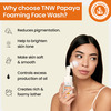 Tnw - The Natural Wash Papaya Foaming Face Wash With Lactic Acid & Panthenol