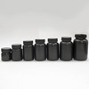 Patco - 150Ml Black Hdpe Empty Bottle For Capsules & Tablets - For Ayurvedic Powder Storage (25 Pcs)