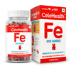 Celehealth Fe Iron Gummies | For Children & Adults | Bottle | 30 Gummies