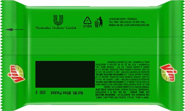 Vim Dishwash Bar Lemon 200G (Pack Of 3)