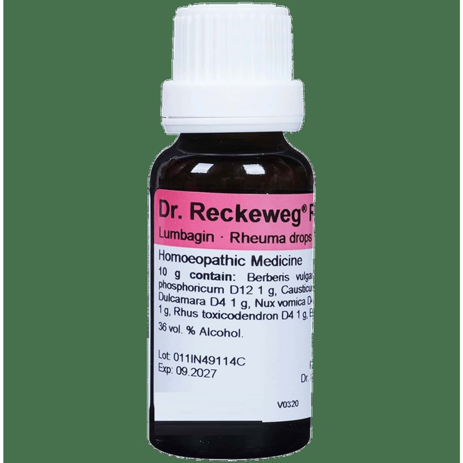 Buy DR. RECKEWEG R11 RHEUMATISM DROPS 22 ML Online & Get Upto 60% OFF at  PharmEasy