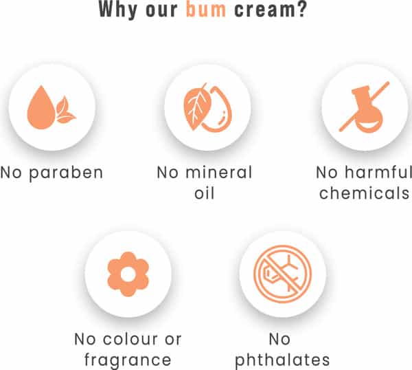 Sirona Natural Back And Bum Cream For Women - 100 Gm Dermatologically Tested