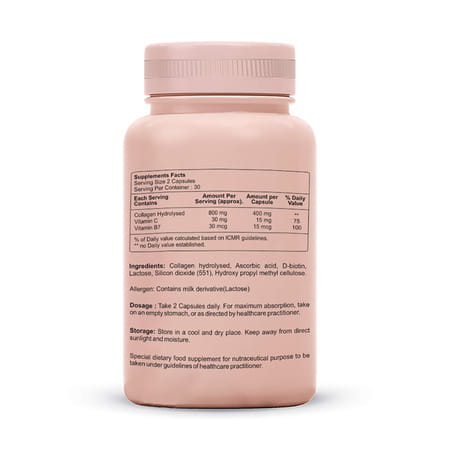 Sheneed Collagen Booster With Hydrolysed Collagen | Skin Repair For Men & Women 60 Capsules