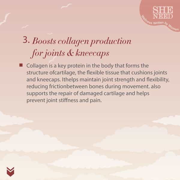 Sheneed Collagen Booster With Hydrolysed Collagen | Skin Repair For Men & Women 60 Capsules