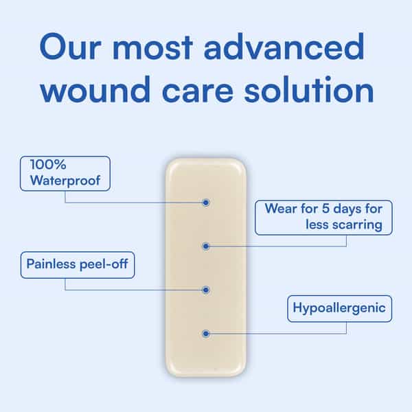 Bloody Brilliant Medical Grade Hydrocolloid Dressing | Waterproof | Cut-To-Fit | 5Cm X 200Cm(6.5Ft)