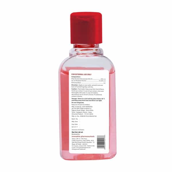 Maxisoft Hand Sanitizer Gel | Fruit Basket | 60 Ml | Pack Of 12