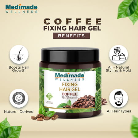 Medimade Coffee Fixing Hair Gel - 100 Gm