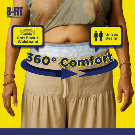 B-Fit Pant Style Xl Size (76-142Cm) 10 Adult Diapers