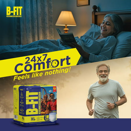 B-Fit Pant Style Xl Size (76-142cm) 10 Adult Diapers