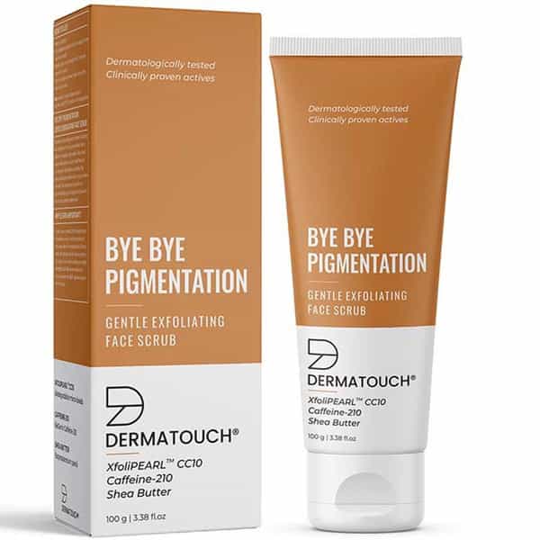 Dermatouch Bye Bye Pigmentation Face Scrub | Exfoliation & Tan Removal | Unisex Face Scrub | 100G