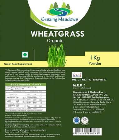 Grazing Meadows Wheatgrass 1 Kg Powder