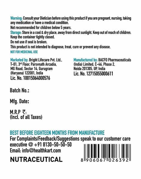 Healthkart Keto Burner - 60 Capsule