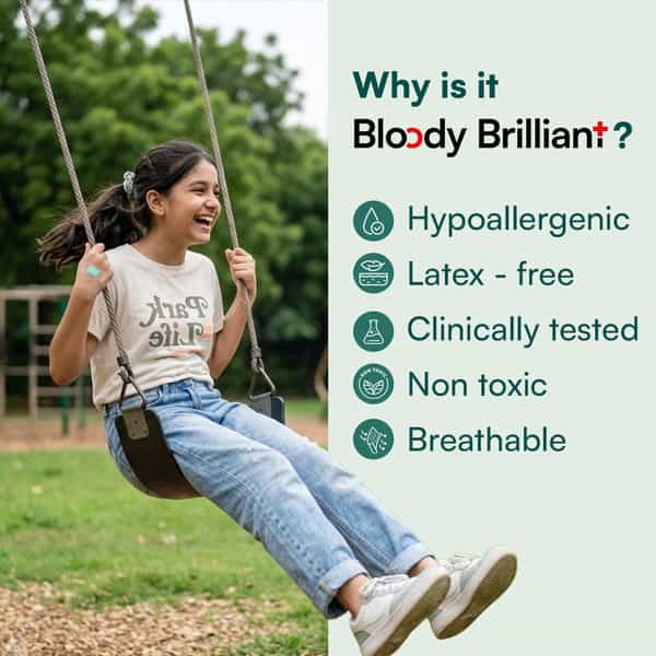 Bloody Brilliant Aloe Vera Bandages | Waterproof | Hypoallergenic | 72X19 Mm | Pack Of 20