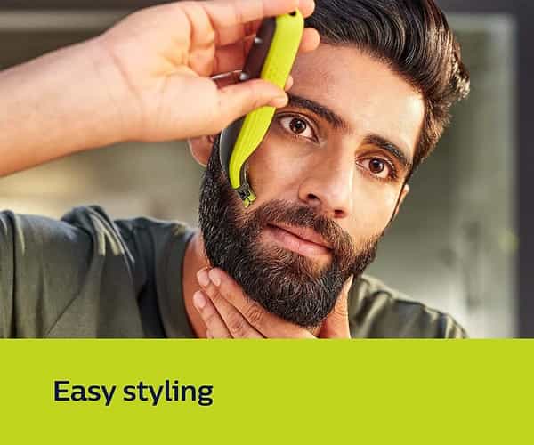 Philips Qp2526/10 Oneblade Hybrid Trimmer And Shaver With 3 Trimming Combs And Extra Blade