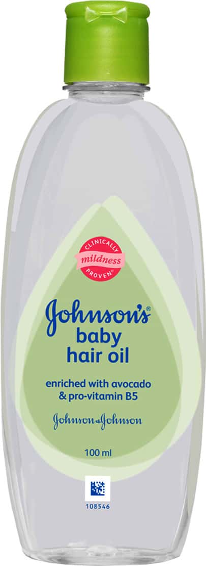 Johnson's Baby Avocado Hair Oil Bottle Of 100 Ml