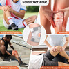 Vissco Neoprene Knee Cap | Ideal Mild Support For Free Knee Movement | Large- Black (Single Piece)