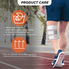 Vissco Neoprene Knee Cap | Ideal Mild Support For Free Knee Movement | Large- Black (Single Piece)