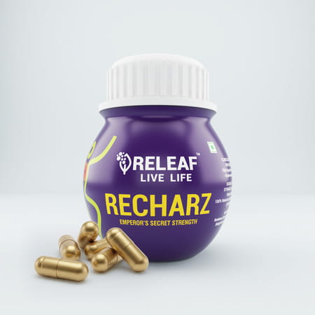Releaf Recharz Ayurvedic Vitality Capsules 30n