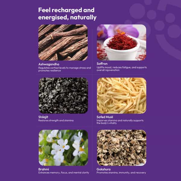 Releaf Recharz Ayurvedic Vitality Capsules 30N