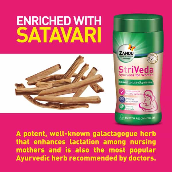 Zandu Striveda Satavari Health Supplement Bottle Of 210 G