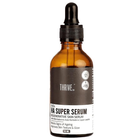 Thriveco 5kda Hyaluronic Acid Super Skin Serum|50 Ml X Pack Of 3