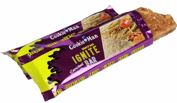Cookieman Ignite Snack Bar - 50Gm